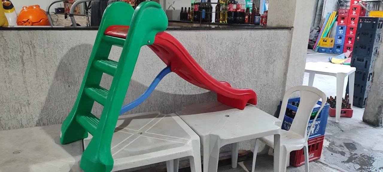 Escorregador Médio 3 degraus - Alpha