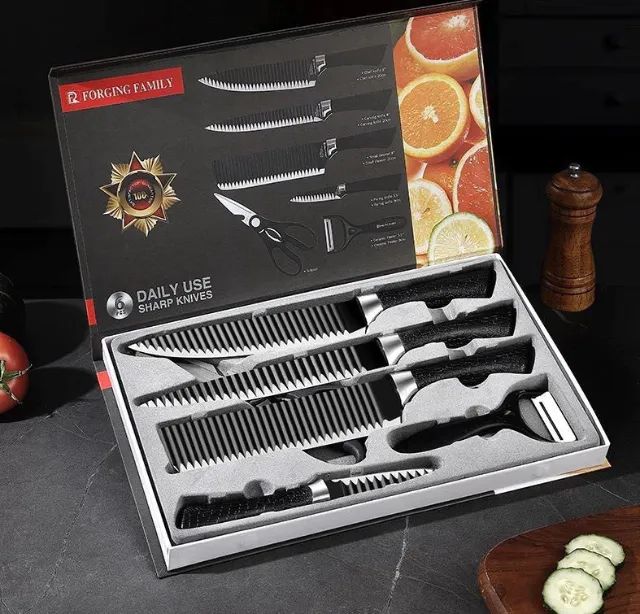 Kit 6 Peças Facas Antiaderente, ! PAGUE NA ENTREGA !