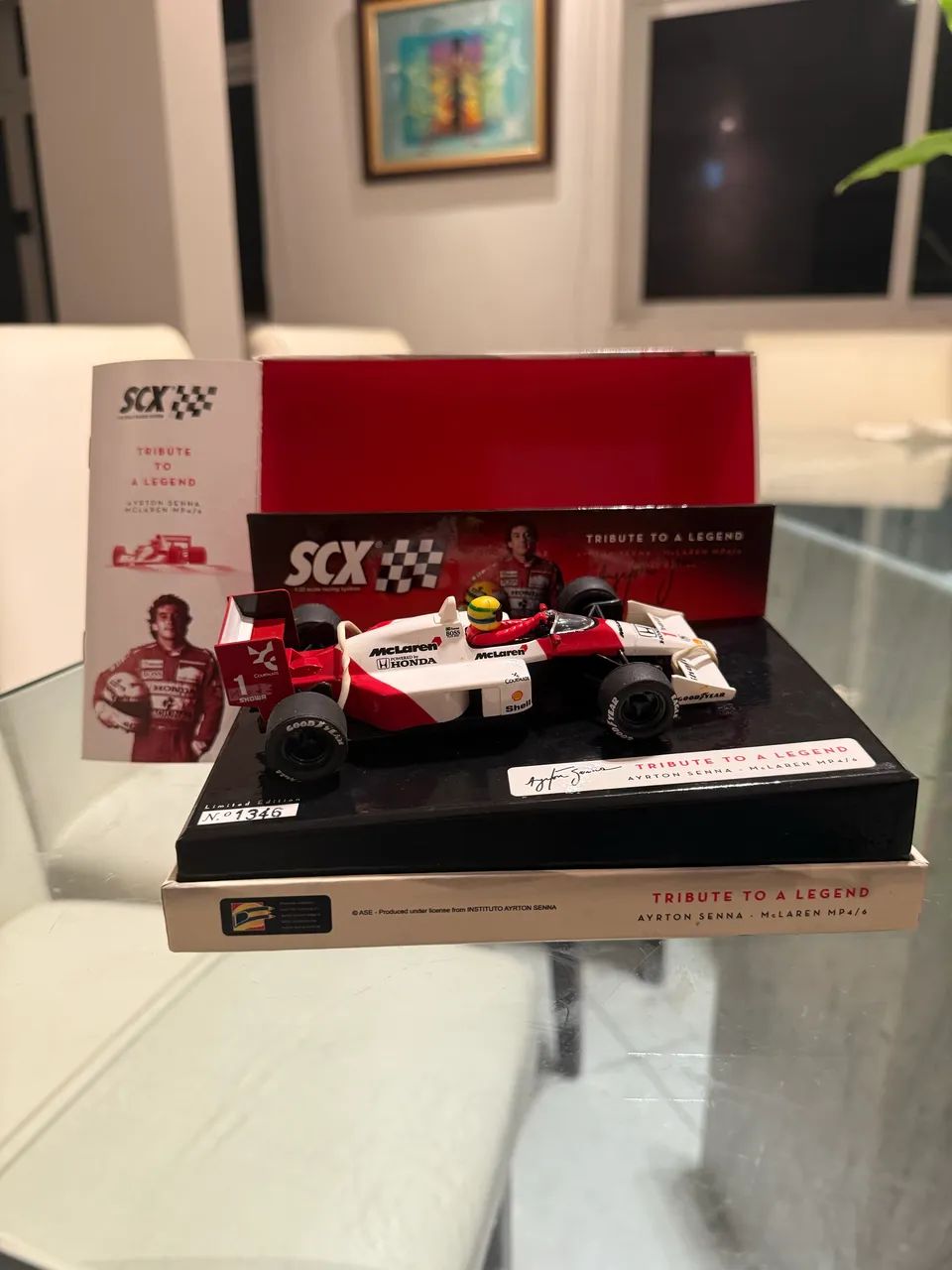 Ayrton Senna SCX - McLaren MP4/6 - Limited Edition Nº1346 - Raro