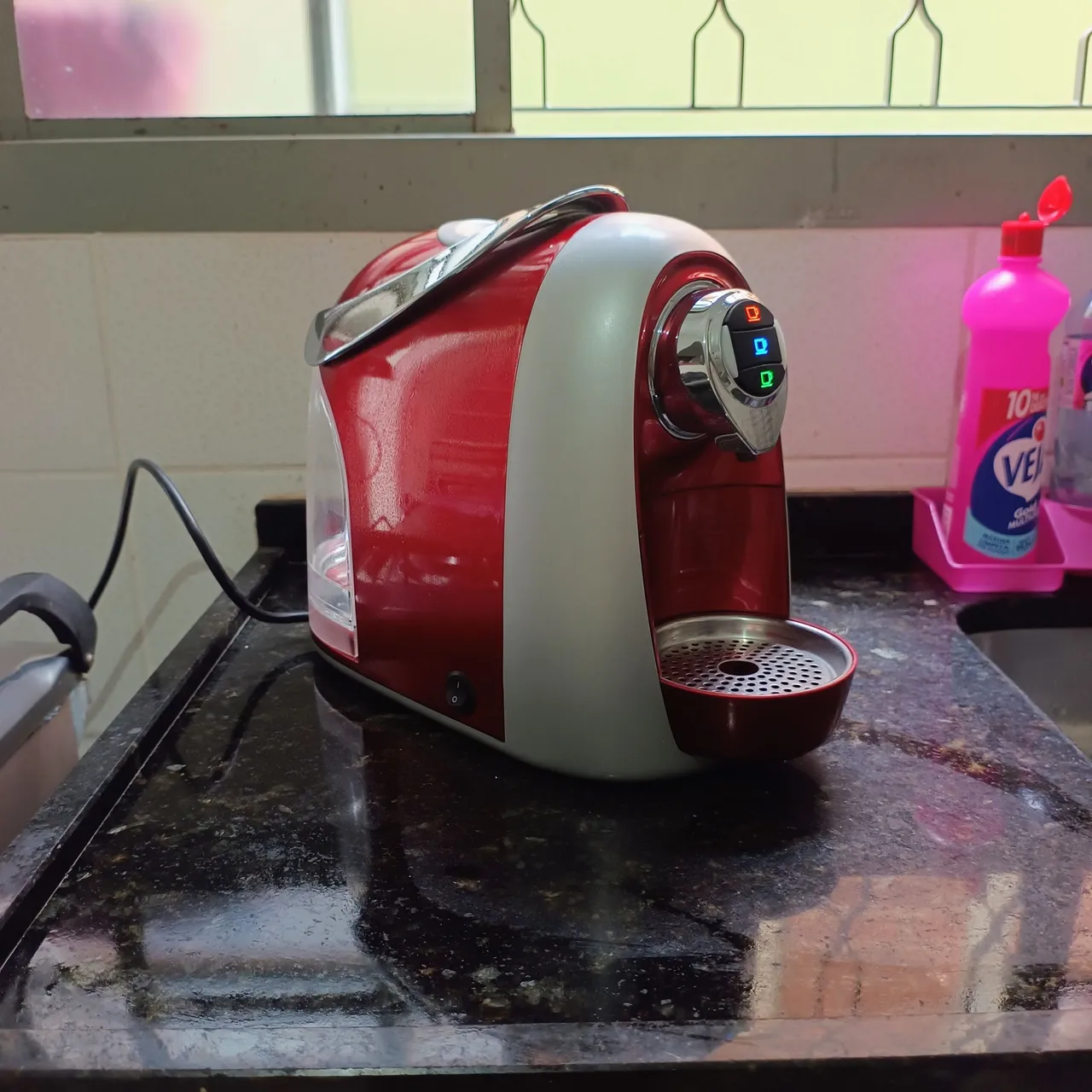 Cafeteira 3 corações 