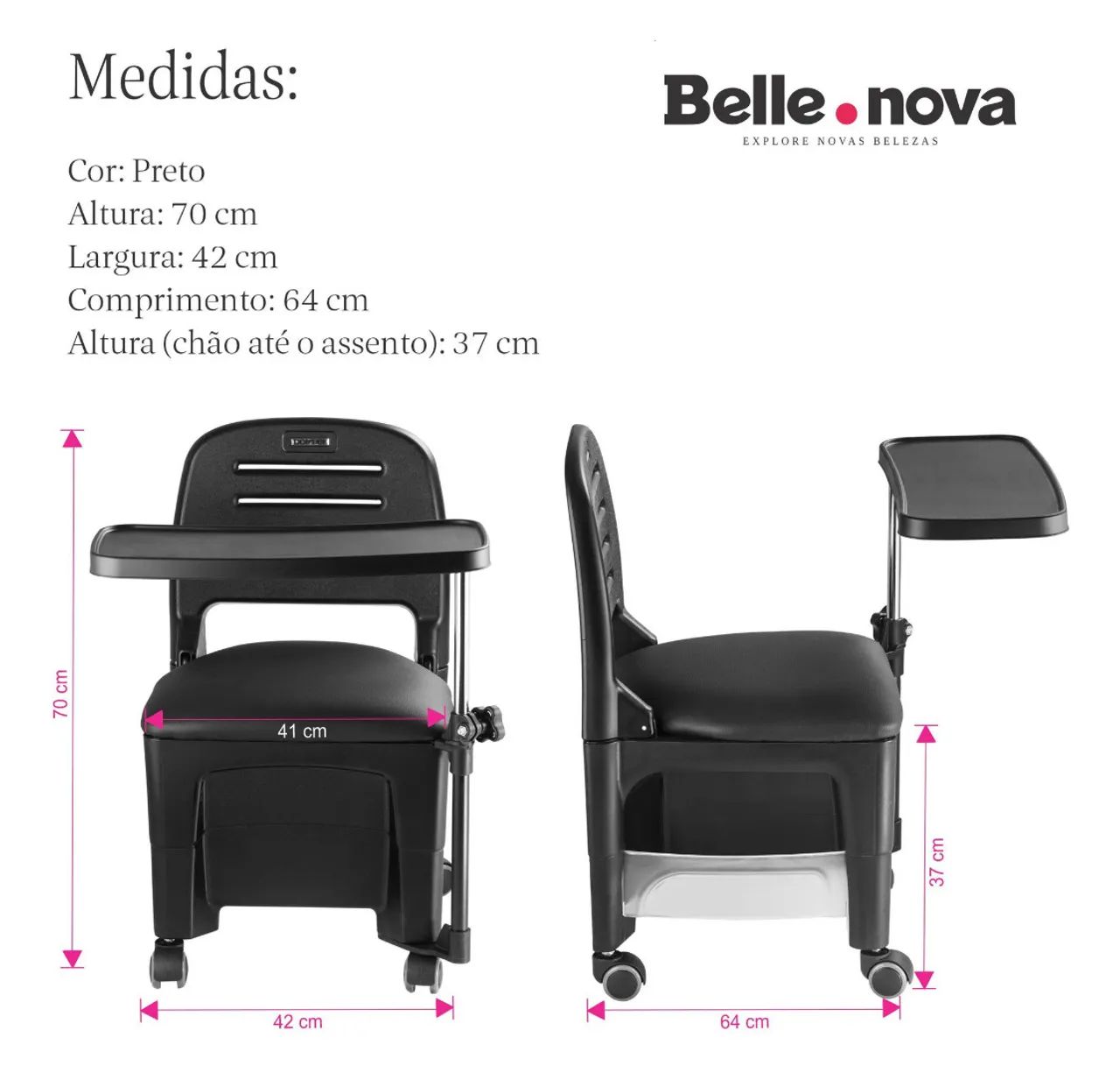 Cadeira manicure Dompel cirandinha nova - Foto 2