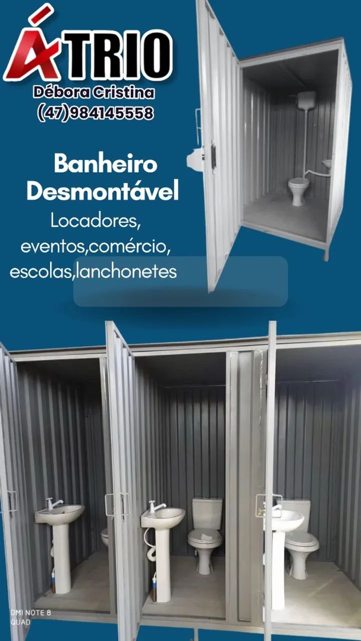 Containers banheiro desmontável  - Foto 3