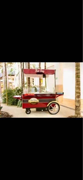 Carrinho de Hot Dog Novo - Ideal para Negócios!