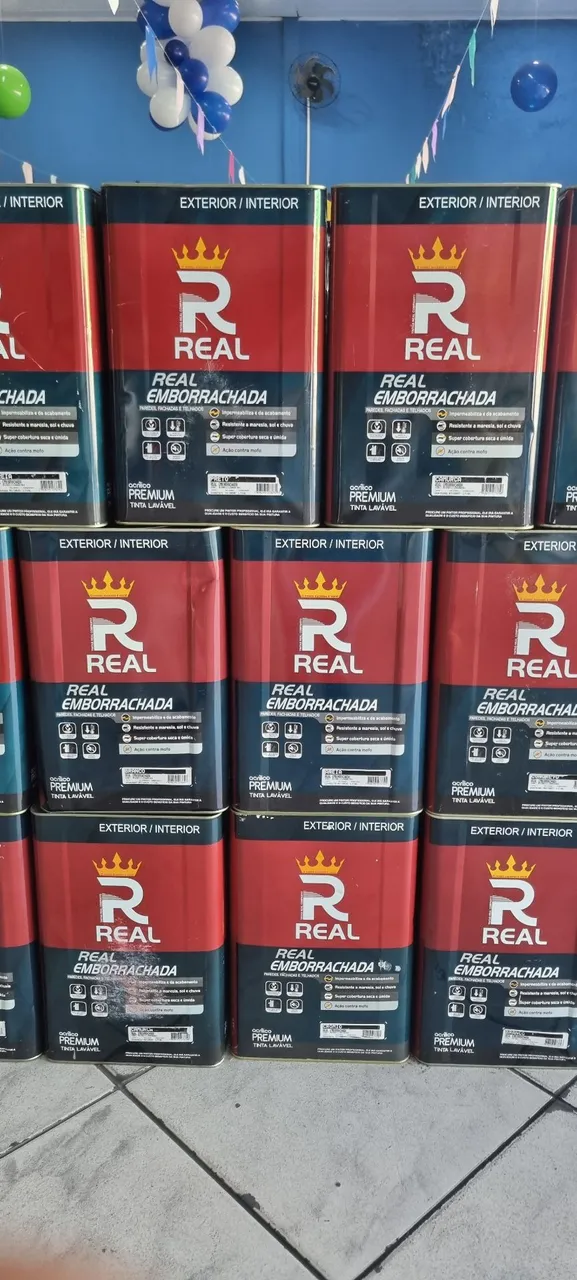 Tintas Real Emborrachada Premium - Exterior/Interior