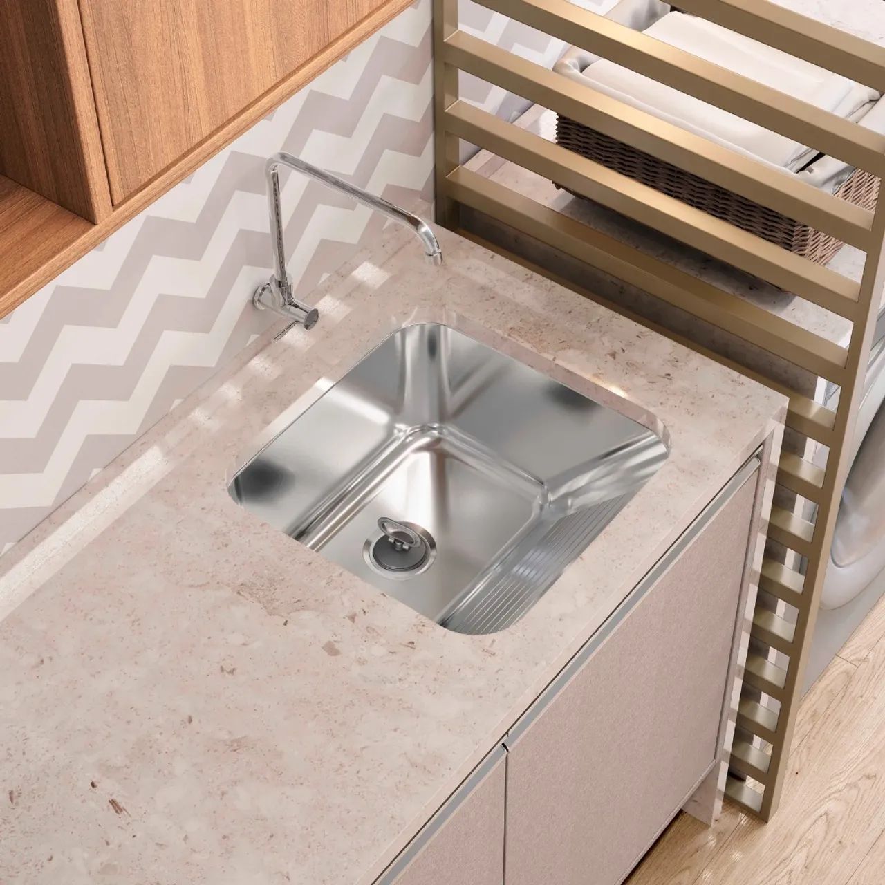 Tanque inox de embutir 25L - NOVO (Acetinado) - Foto 3
