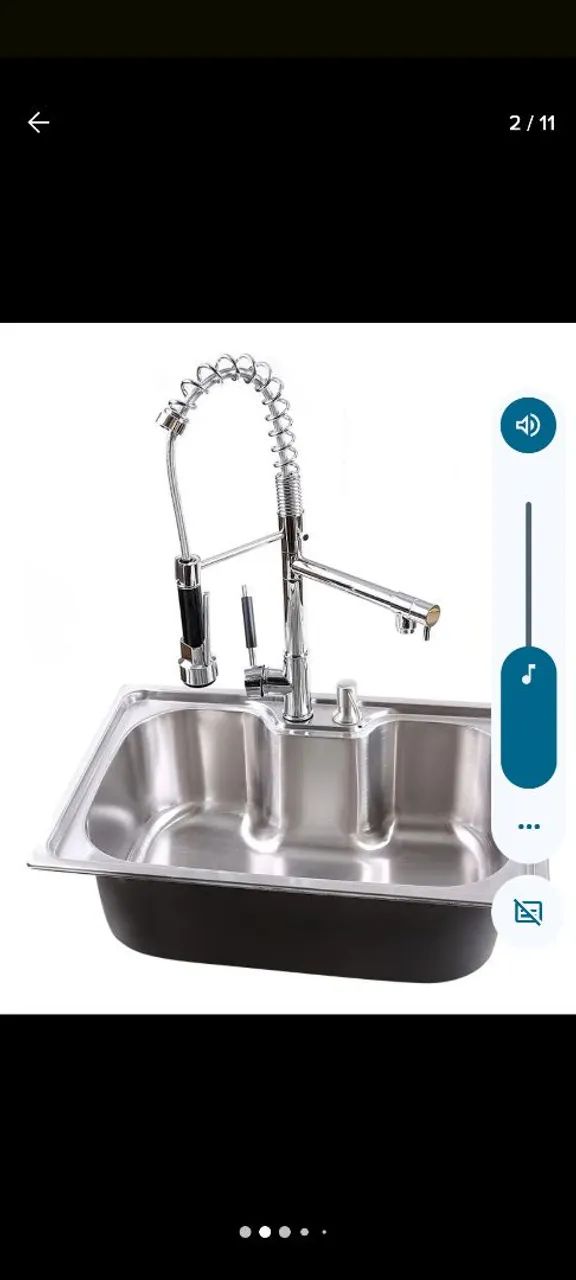 Cuba Inox com Torneira Gourmet e Acessórios - Foto 2