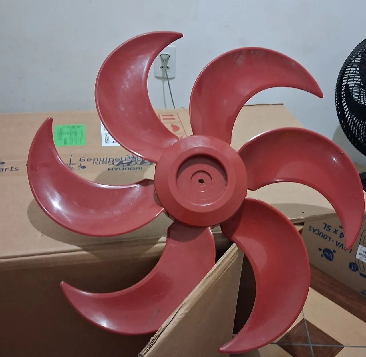 Kit duas grades 1 frontal e 1 traseira e hélice para ventilador 50 cm Polishop 