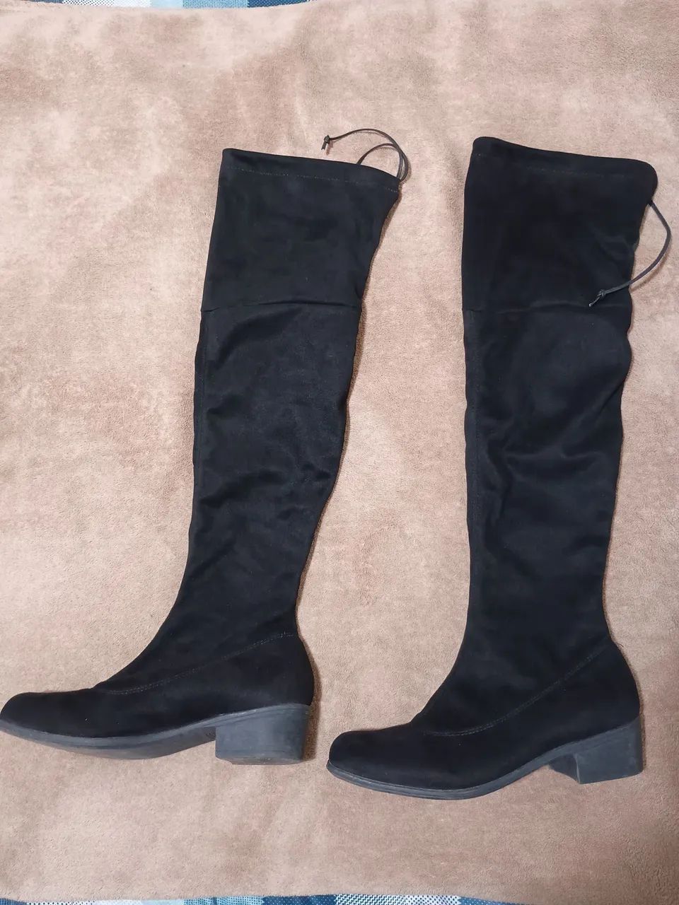 Bota longa camurça Riachuelo