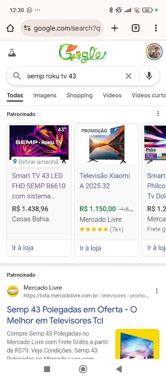 SmartTV LED Full HD Semp 43''  - Foto 3