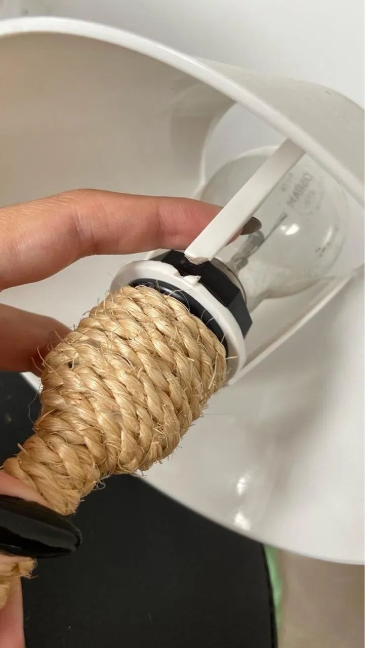 Abajur cor de carne - Foto 2