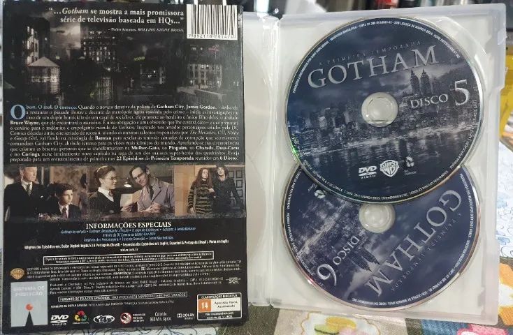 Coleção Box DVD Gotham com 2 temporadas (12 Discos) Original - Foto 4
