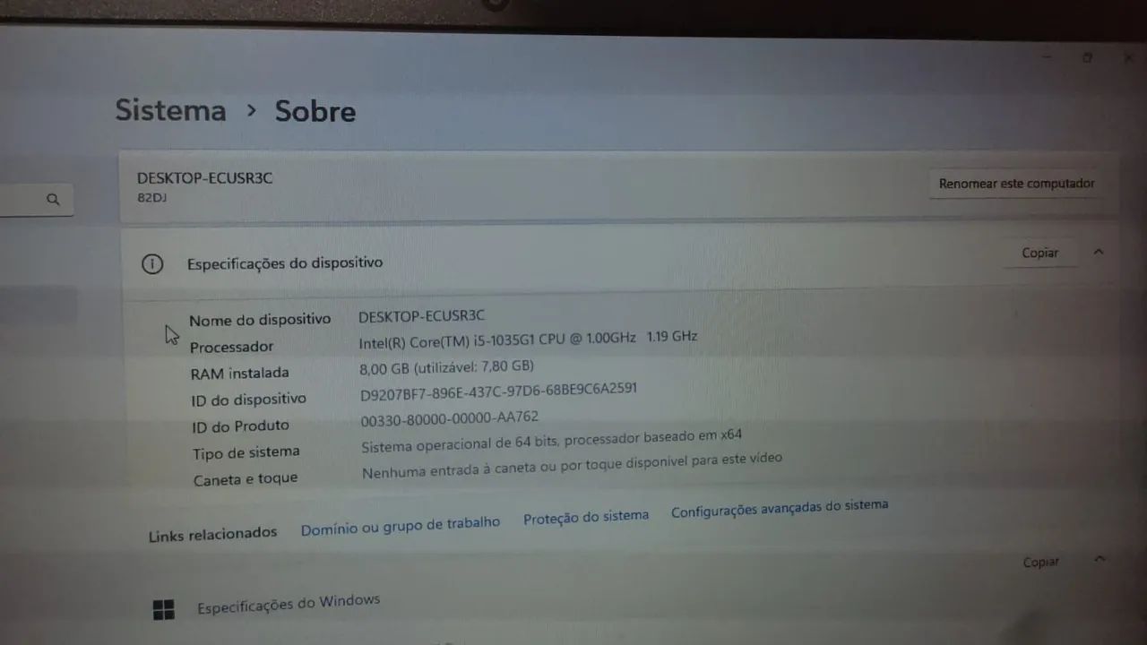 Notebook Lenovo Ideapad S145 Core I5 - Foto 5