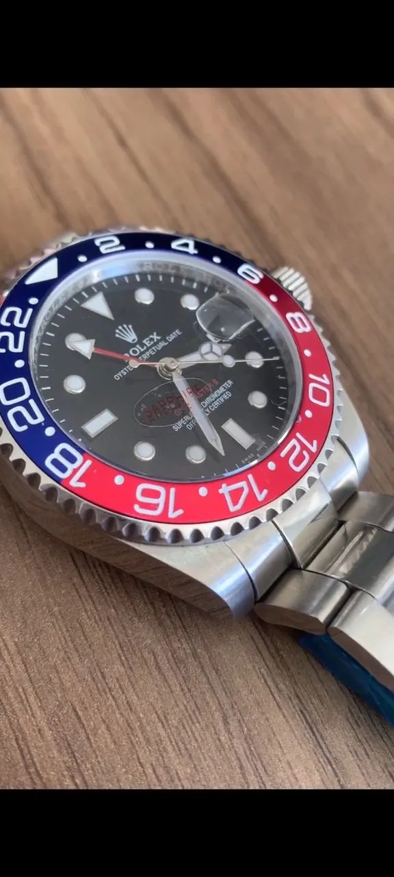 Relógio ROLEX PEPSI AUTOMÁTICO PULSEIRA OYSTER  - Foto 5