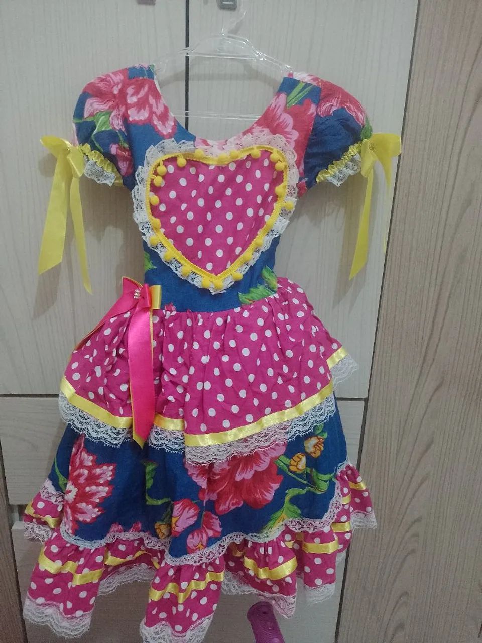 Vestido Infantil Festa Junina 50 reais