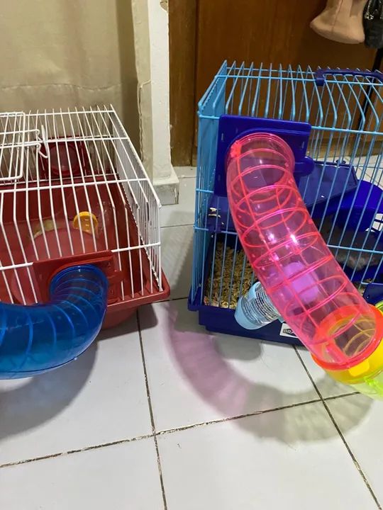 2 Gaiolas para Hamster com Túnel - Foto 3