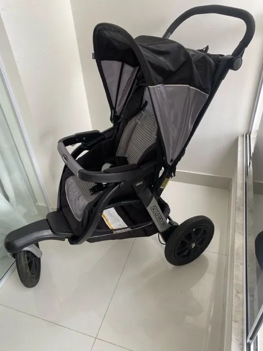 Carrinho de Bebê Graco - 3 Rodas - Preto