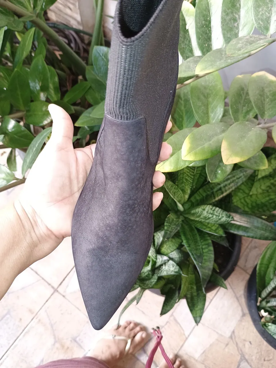 Bota preta cano curto