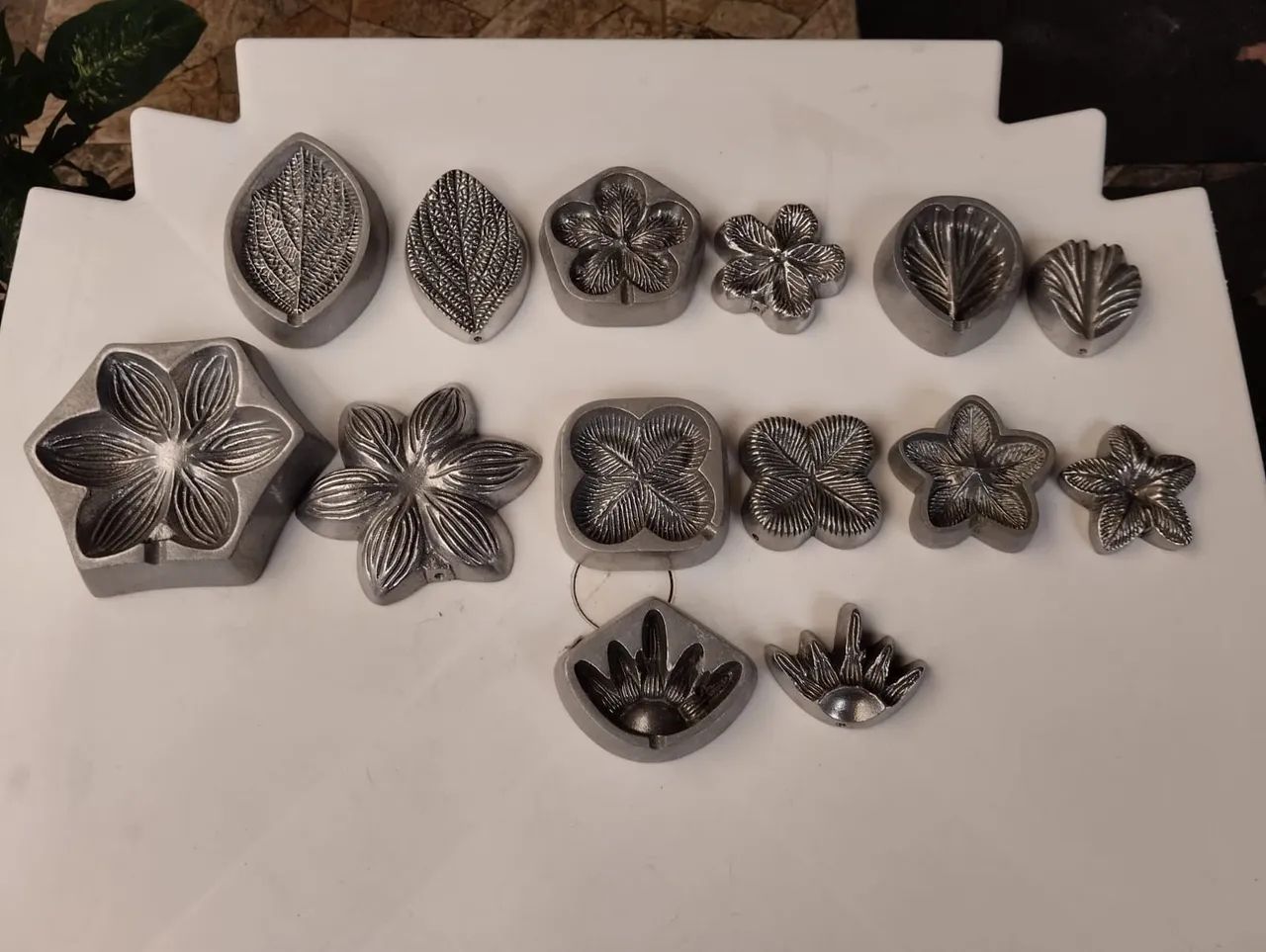 Frisador  de Metal para Flores de Eva  7 Peças - Foto 2