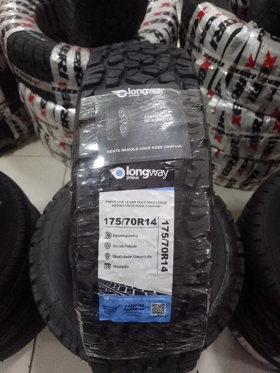 Pneus Longway 175/70R14 e 185/70R14- Desempenho e Durabilidade