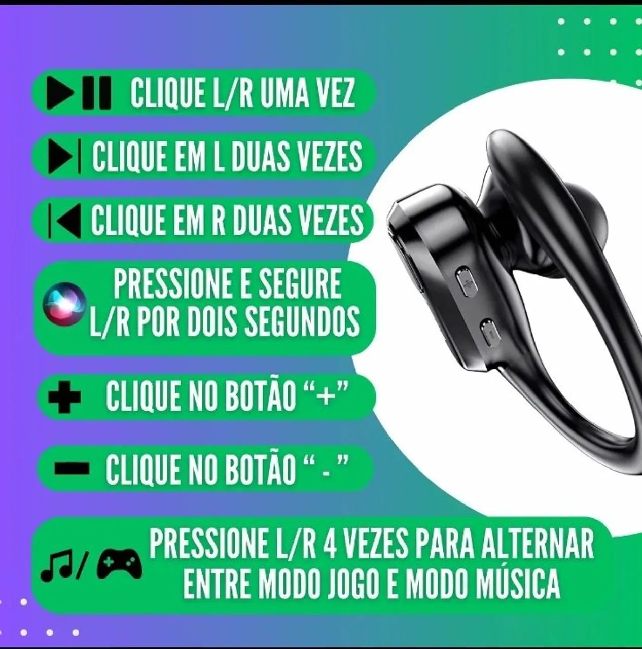 Fone De Ouvido Bluetooth Lenovo ThinkPlus XT80 - Foto 4