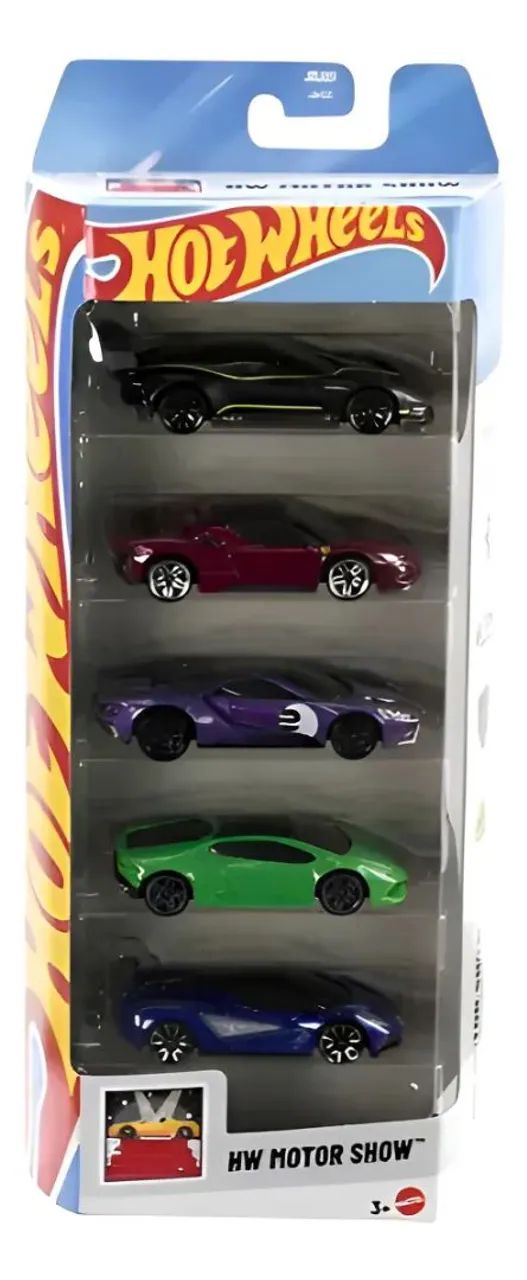 Hotwheels Pack C/ 5 Ferrari Sf90 Stradale Motor Show Multicolorido