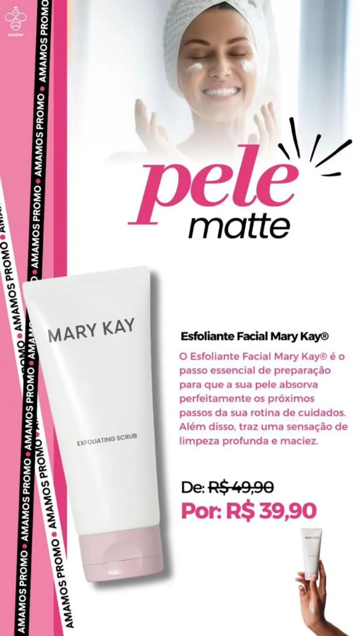 Esfoliante Facial Mary Kay - Pele Matte