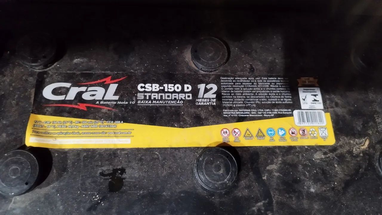 Bateria Cral CSB-150D  - Foto 3
