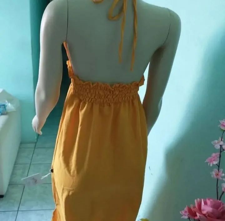 Vestido longo com fenda - Foto 2