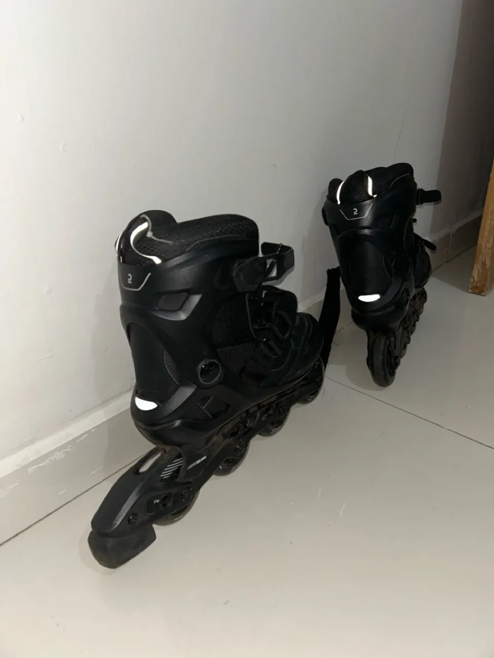 Patins Inline Preto - Conforto e Desempenho- marca oxelo