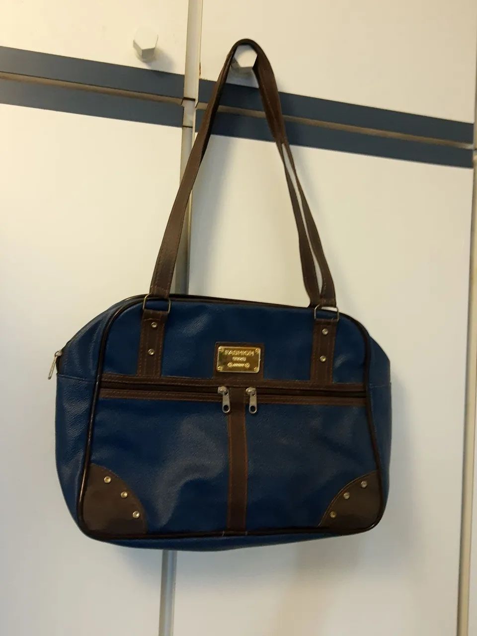 Bolsa Azul de Ombro - Foto 2