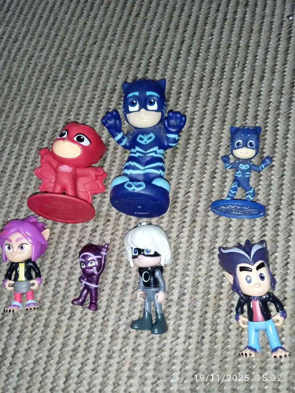 PJ Masks - kit com 07 peças.