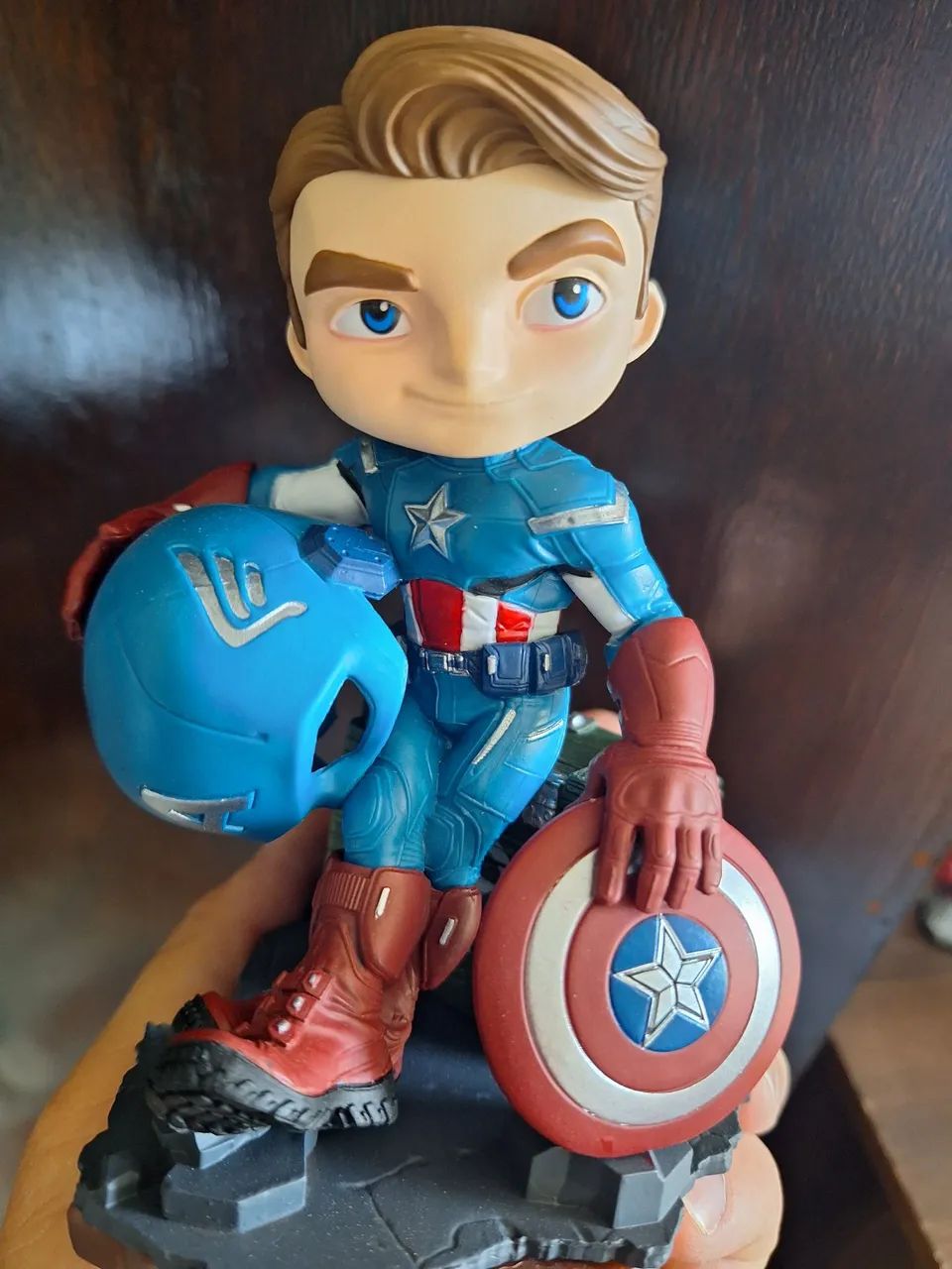 Capitão América minico iron studios vingadores