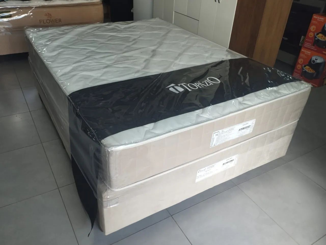 CAMA BOX CASAL MOLAS ENSACADAS TOPÁZIO POCKET ENTREGO ? - Foto 2