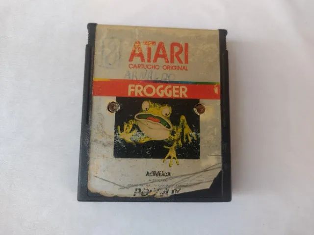 Frogger Atari - Cartucho Original Com Desgastes No Label 