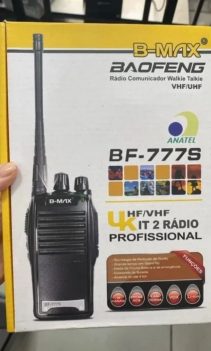 Rádio  Walk Talk Comunicador BF-777S - Bmax Baofeng Igrejas Enventos- Loja Coimbra Entrega - Foto 2