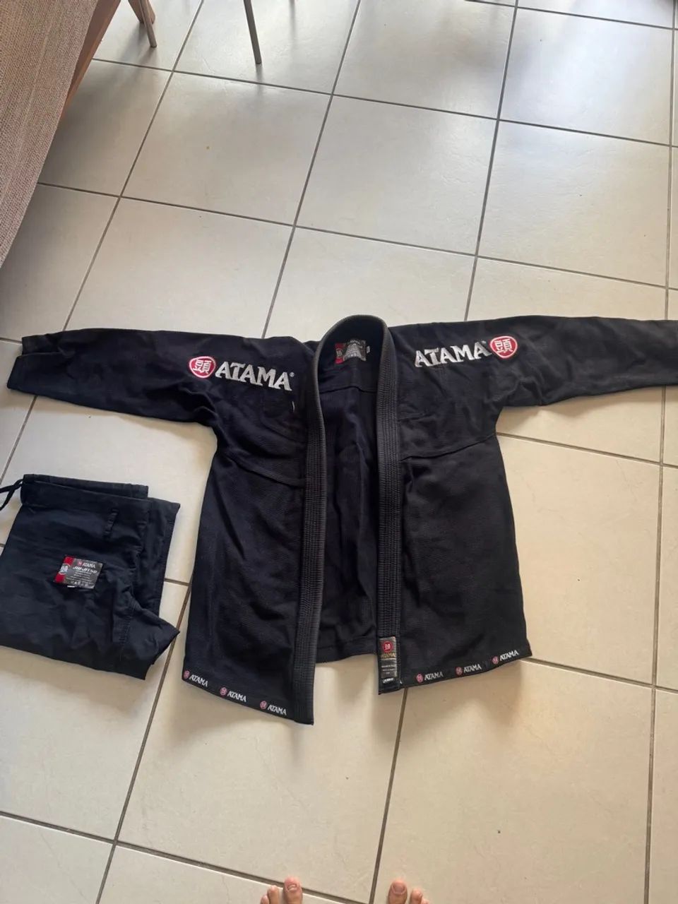 Kimono de Jiu-Jitsu Atama Preto