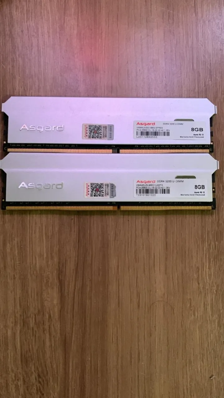 Memoria Ram 2x8 Asgard 3200Mhz - Parcela