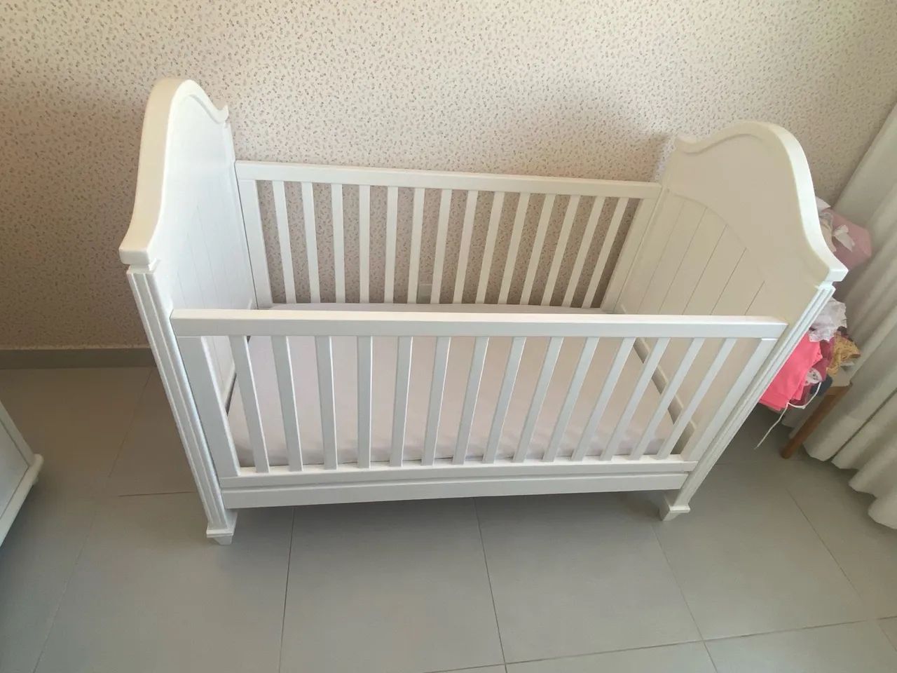 Berço em madeira branco  - Foto 3