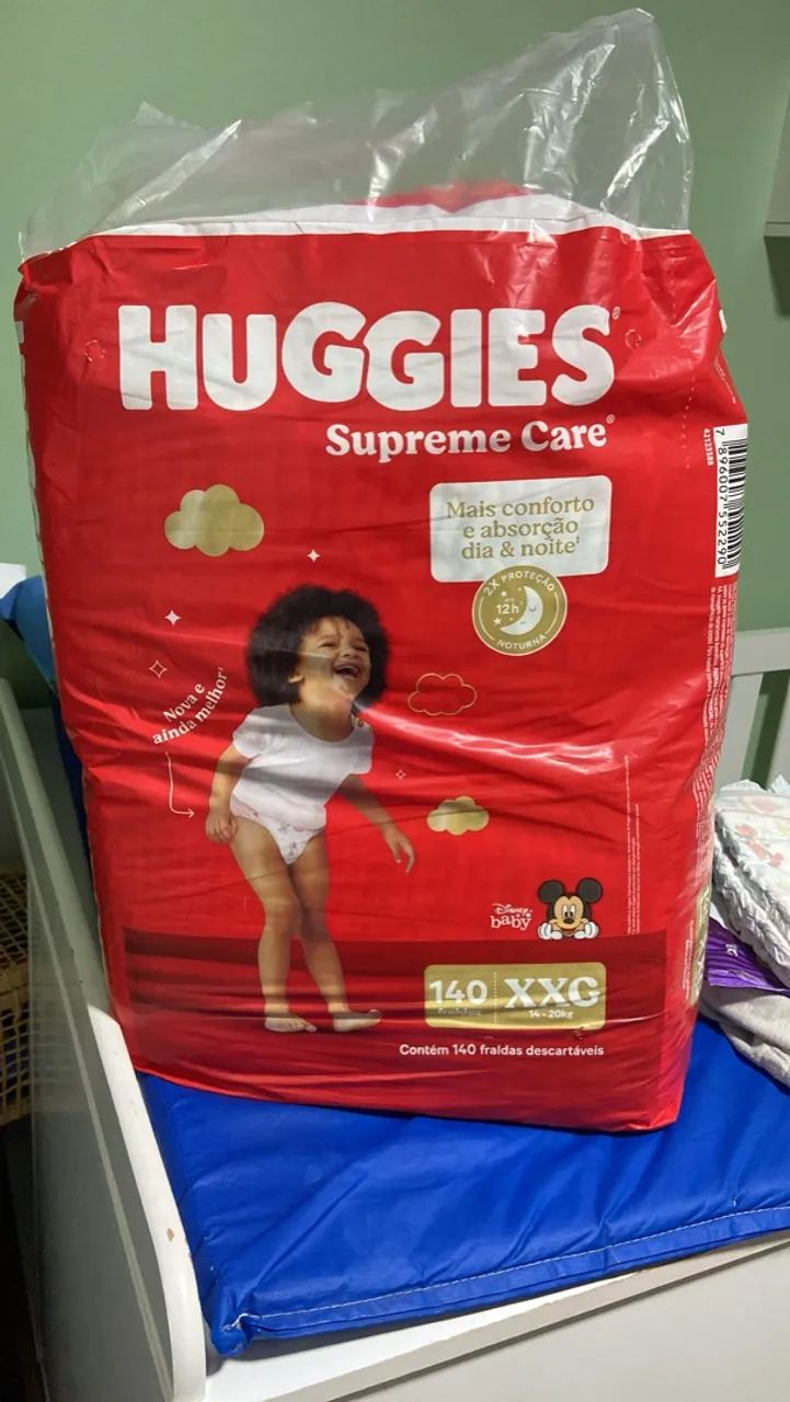 Fraldas Huggies Supreme Care 112 XXG