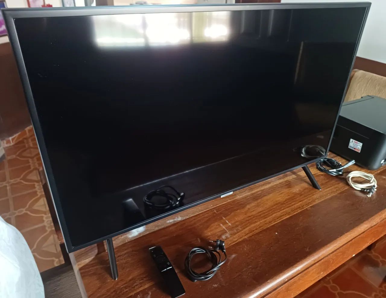 Smart TV 4K Samsung 40 Pol UN40NU7100 - Foto 2