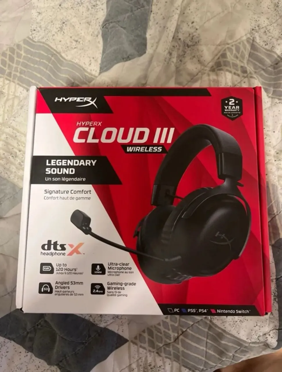 HyperX Cloud III Wireless - Headset Gamer