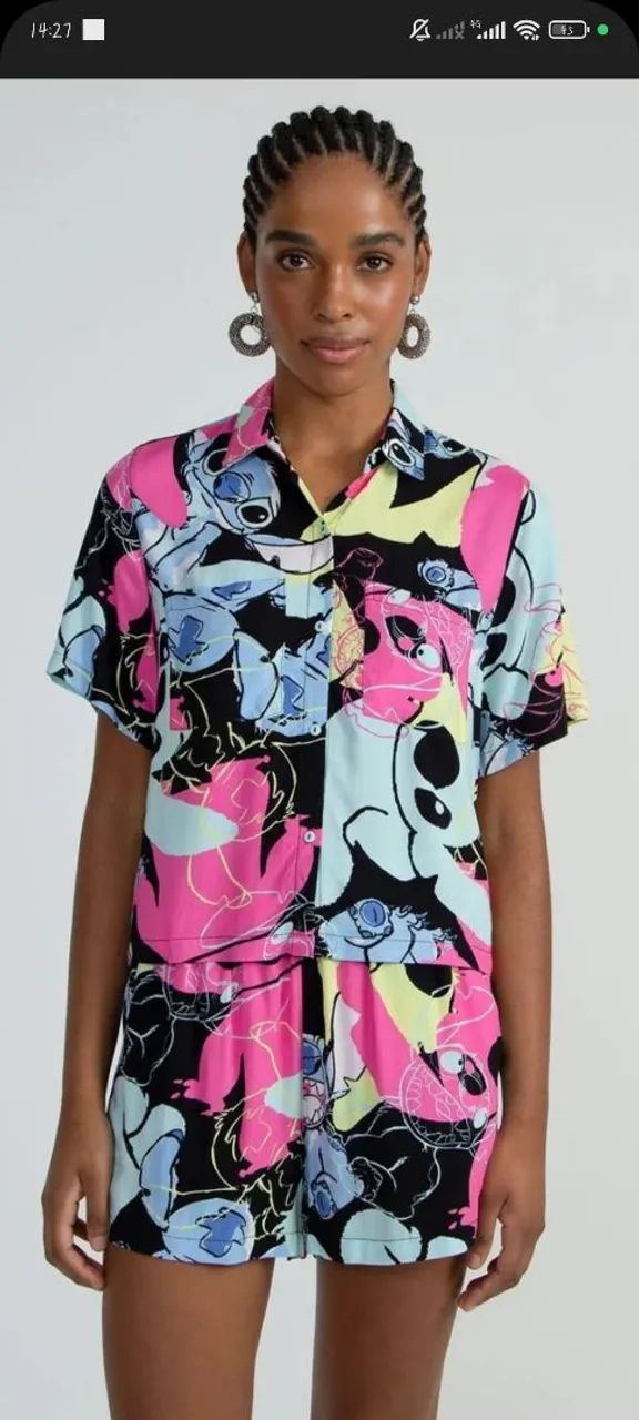 Camisa Stitch Disney