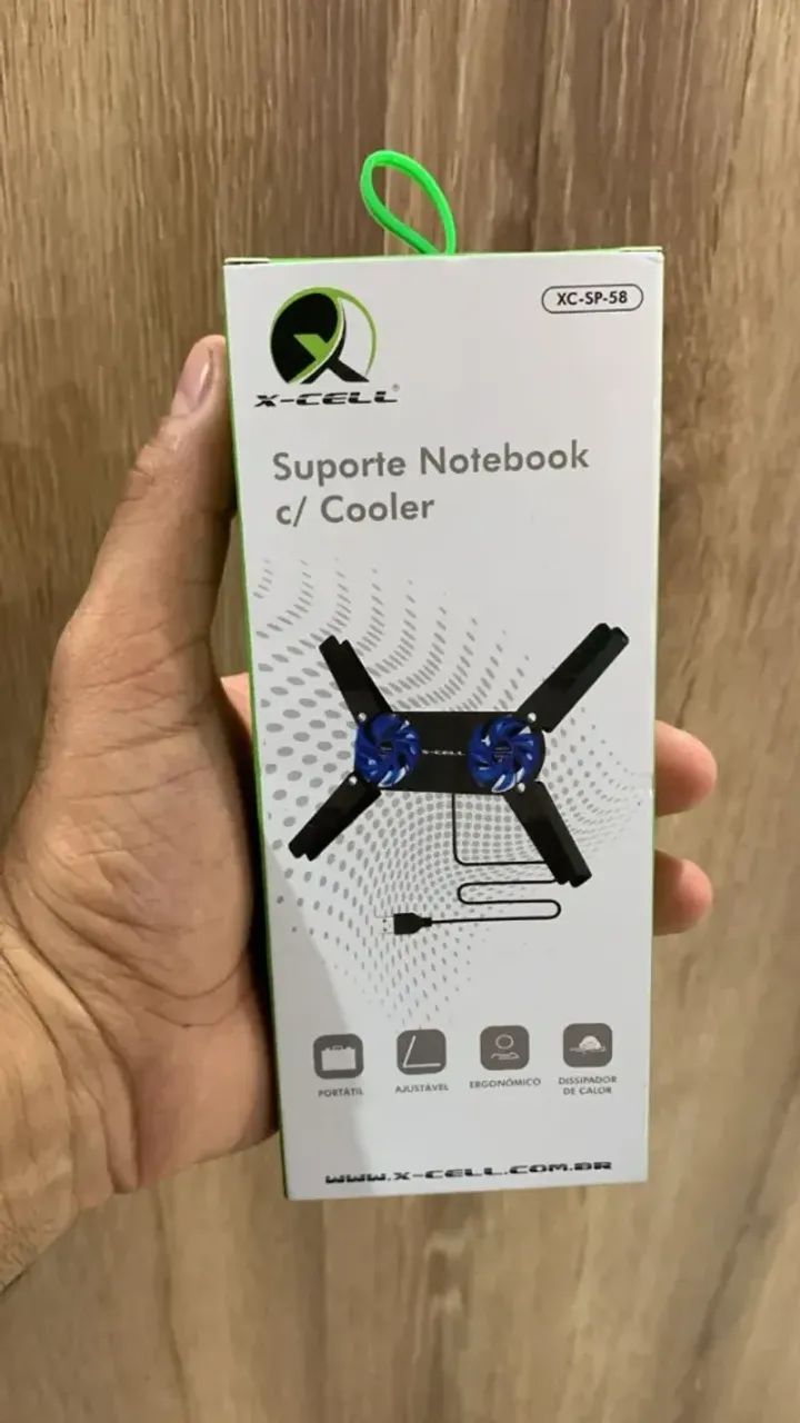 Suporte Notebook com Cooler Portátil