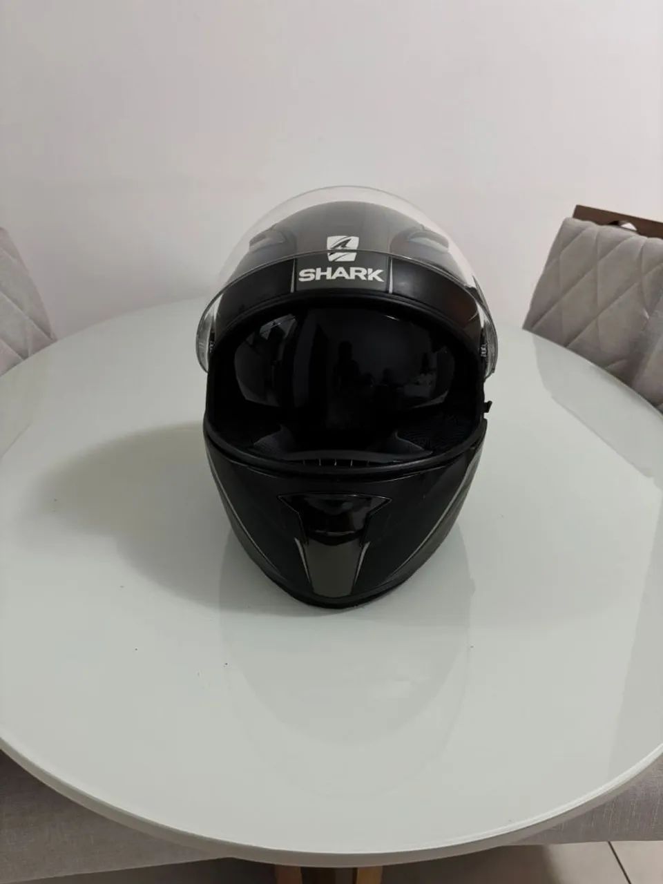 Capacete shark vision semi novo  - Foto 2