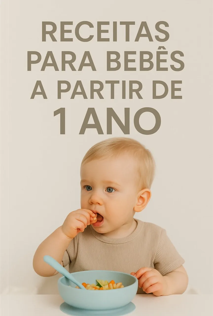 Receitas para bebês a partir de 1 ano