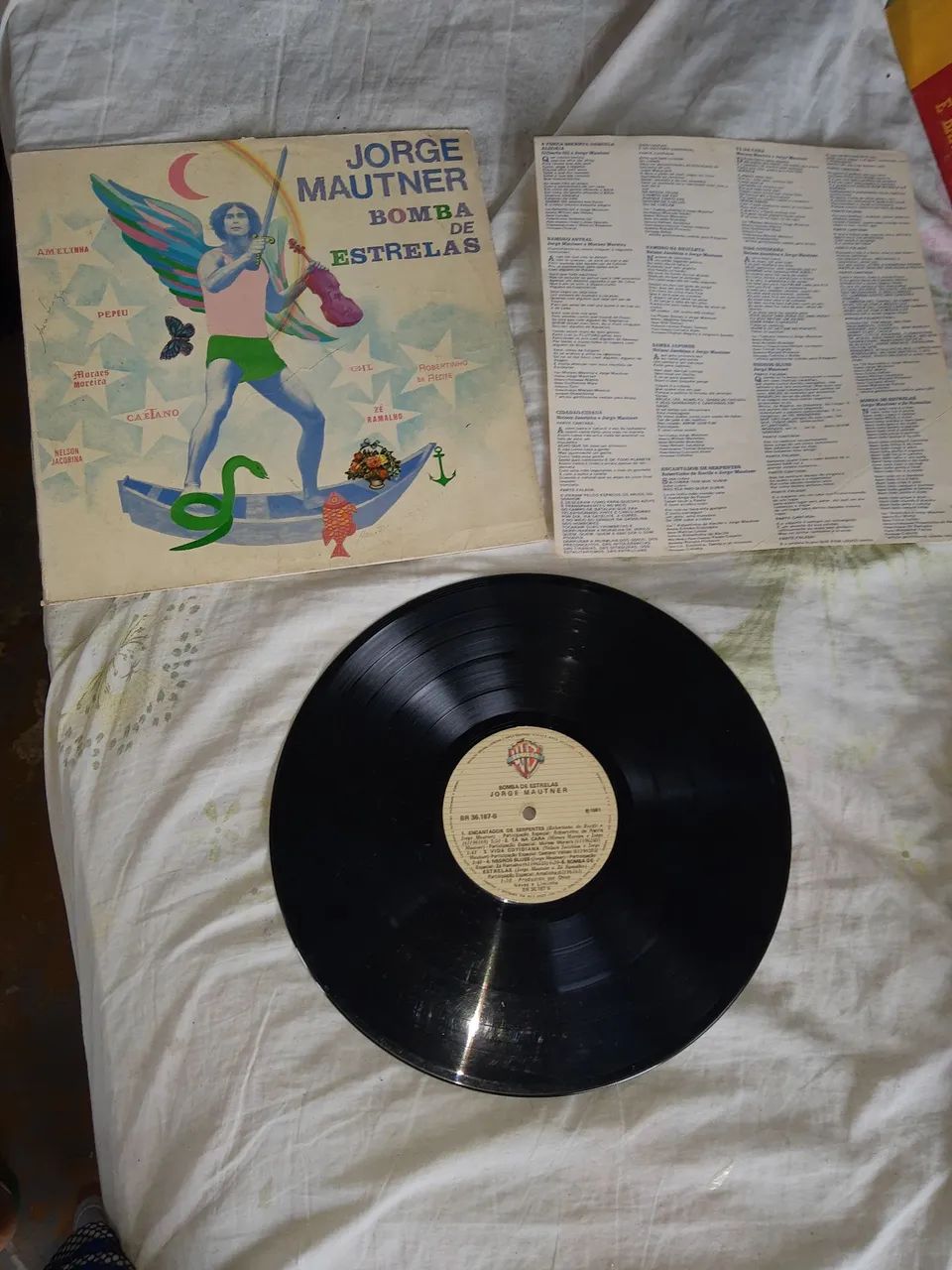 Disco de Vinil Jorge Mautner - Bomba de Estrelas - Foto 3