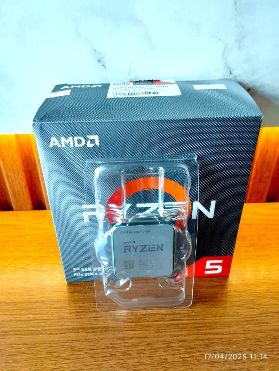 Processador Ryzen 5 3600 (Com Cooler Box) - Aceito troca - Entrego/Envio