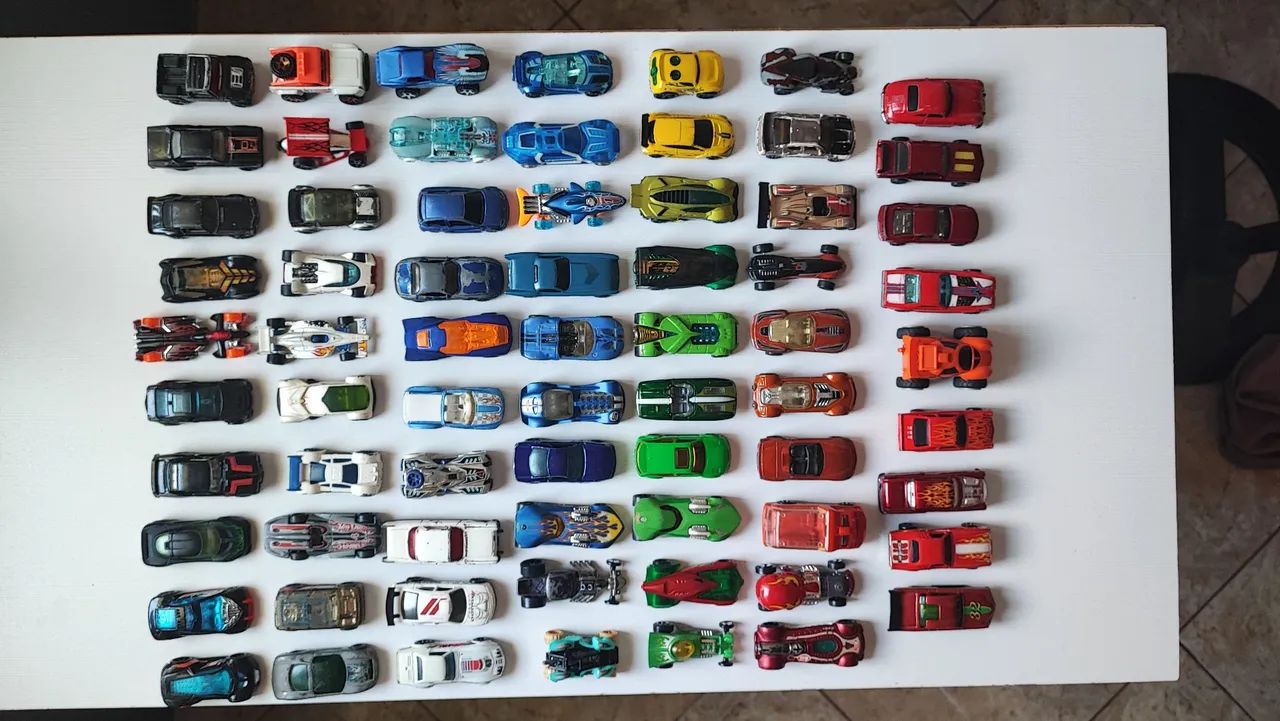 Coleção de Carrinhos Hot Wheels
