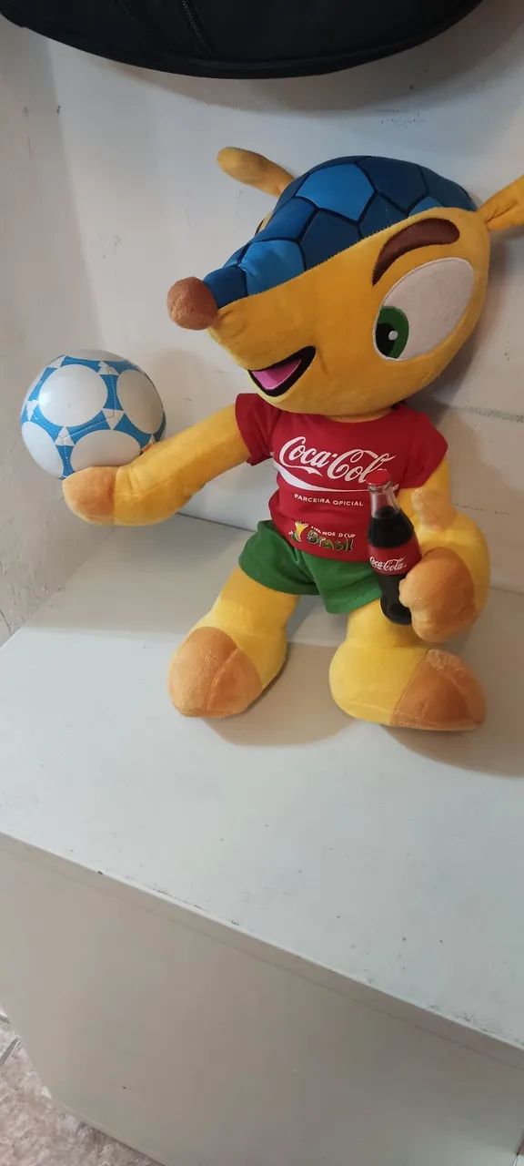 Mascote Fuleco Oficial Coca-cola Copa 2014 - Foto 2
