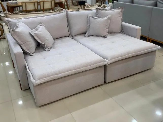 Sofá Cama Zoe  2,20m    Pague na Entrega!